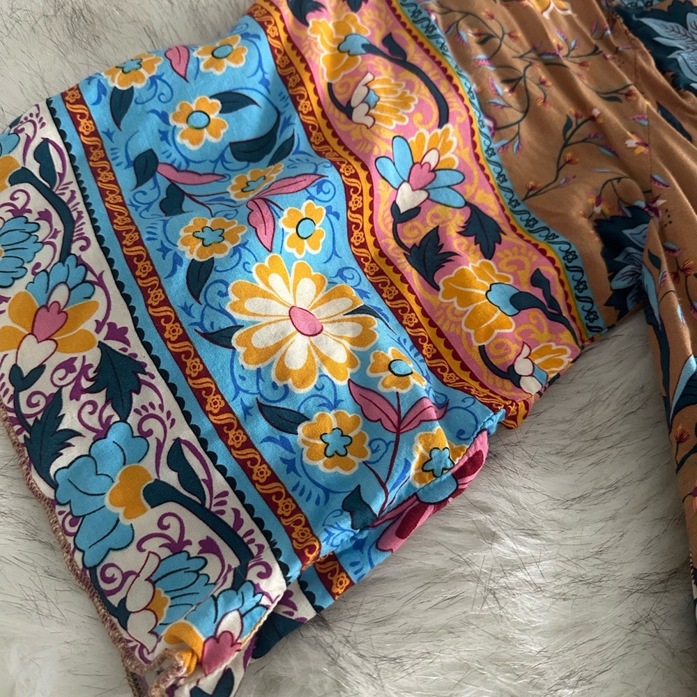 Floral Kimono Robe - Multicolor - Picture 2 of 3